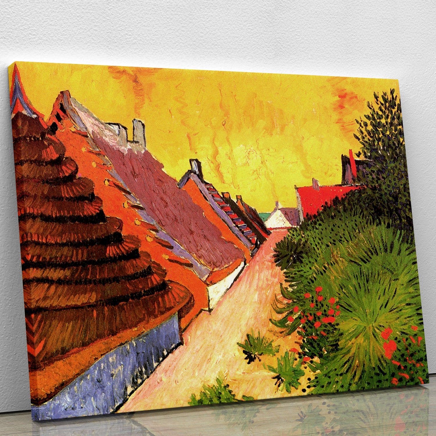 Street in Saintes-Maries by Van Gogh Canvas Print or Poster