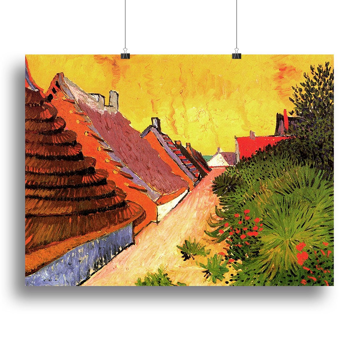 Street in Saintes-Maries by Van Gogh Canvas Print or Poster