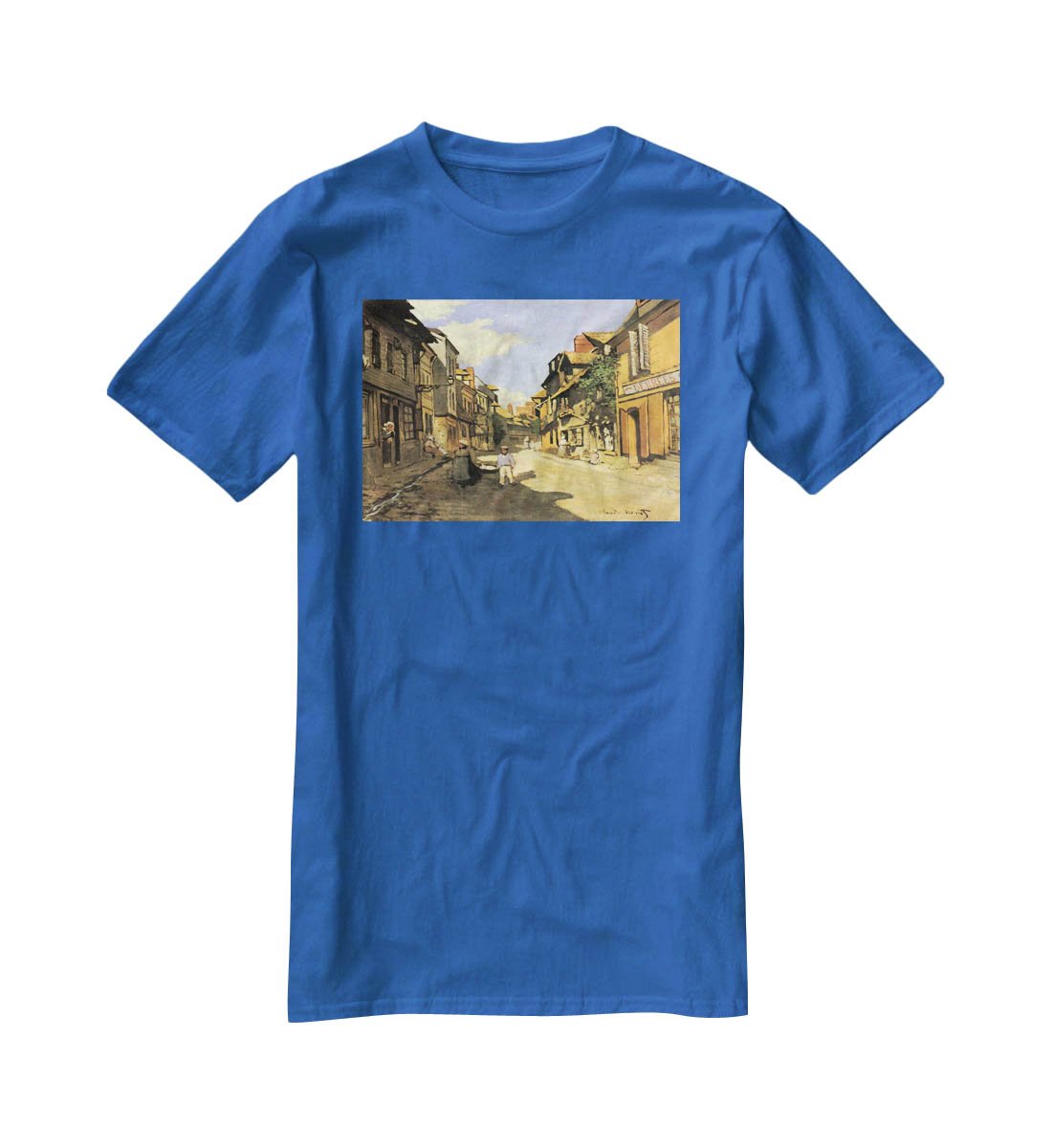Street of Bavolle 2 by Monet T-Shirt - Canvas Art Rocks - 2