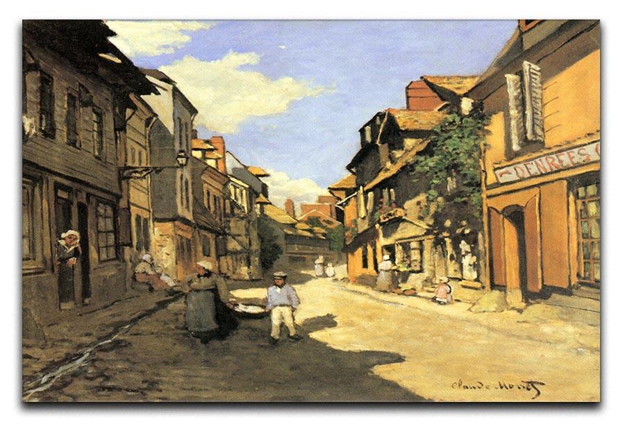 Street of Bavolle 2 by Monet Canvas Print & Poster  - Canvas Art Rocks - 1