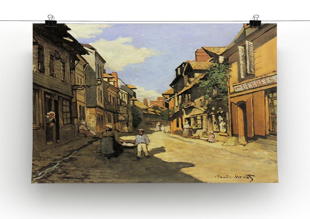 Street of Bavolle 2 by Monet Canvas Print & Poster - Canvas Art Rocks - 2