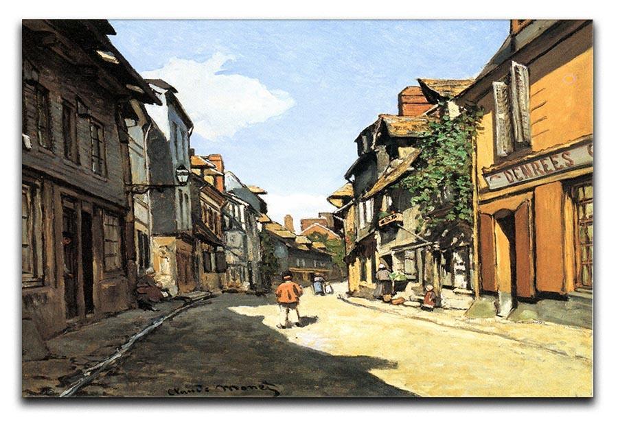 Street of Bavolle by Monet Canvas Print & Poster  - Canvas Art Rocks - 1
