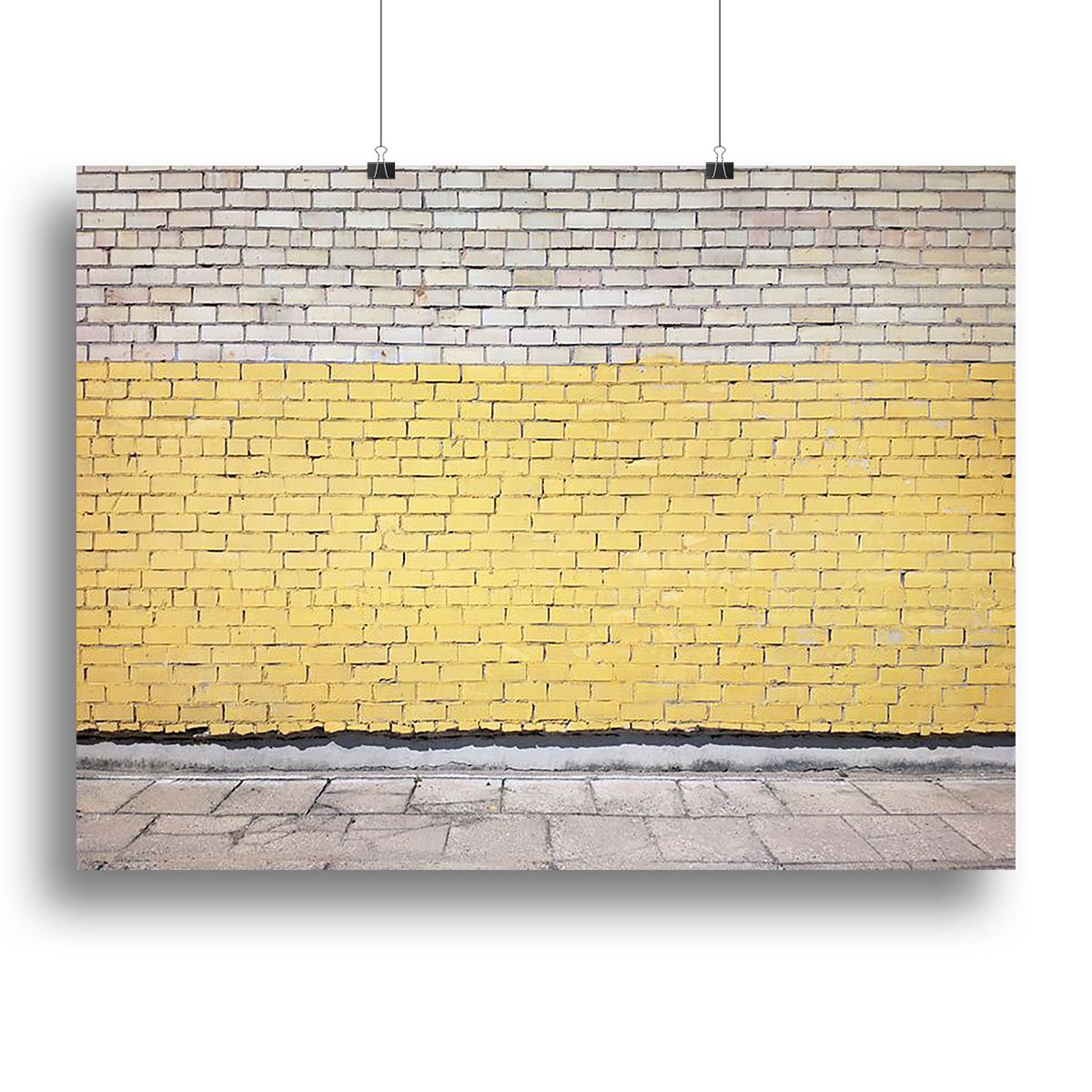 Street wall background Canvas Print or Poster