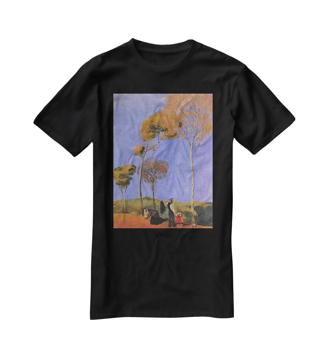 Stroller by Macke T-Shirt - Canvas Art Rocks - 1