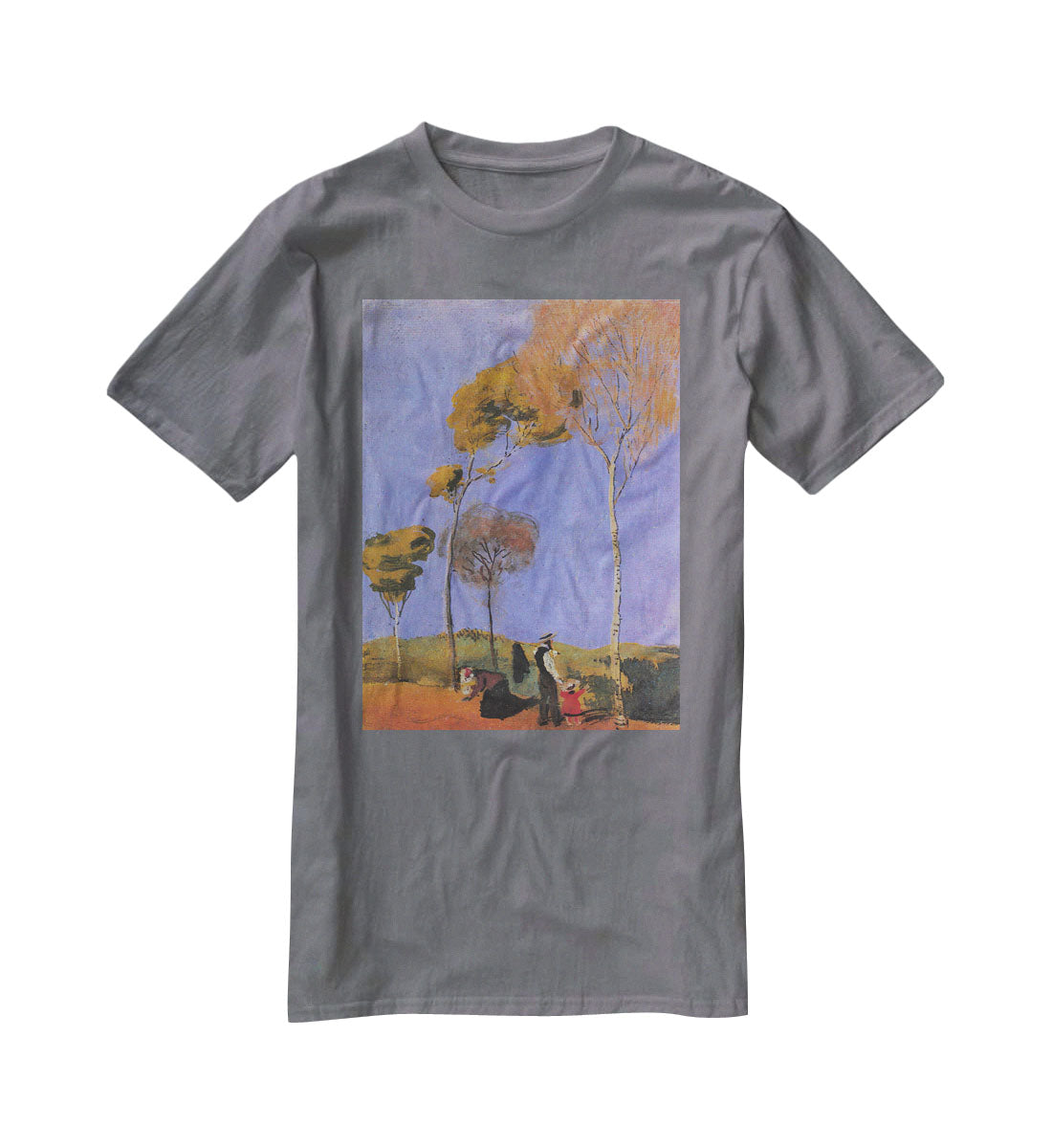 Stroller by Macke T-Shirt - Canvas Art Rocks - 3