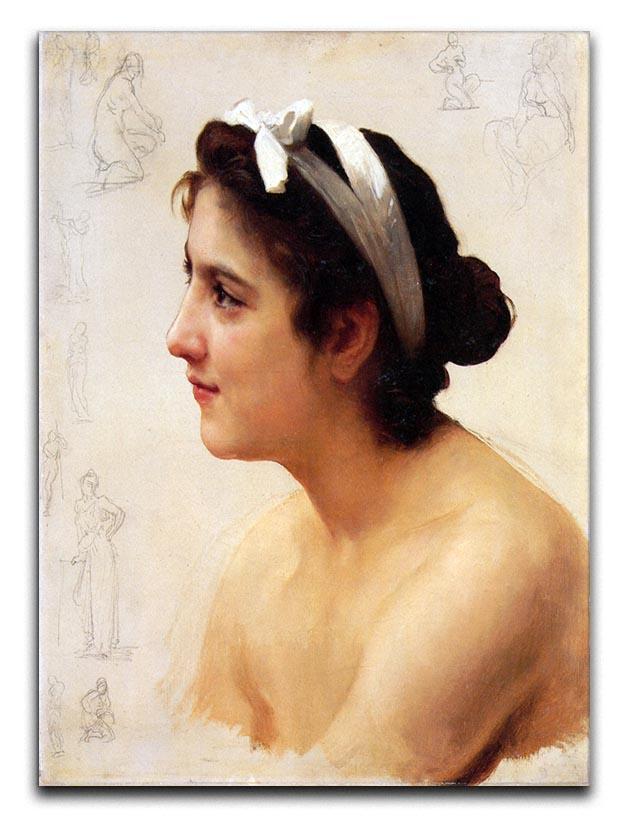 Study Of A Woman For Offering To Love By Bouguereau Canvas Print or Poster  - Canvas Art Rocks - 1