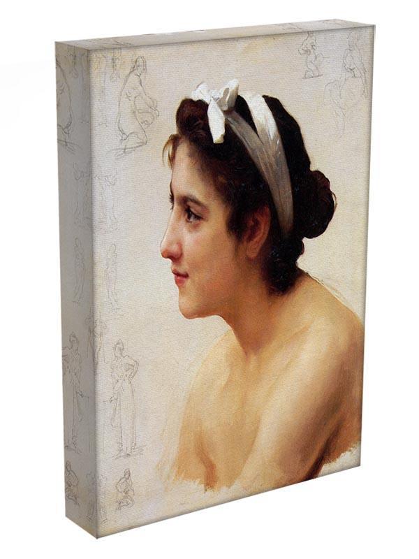 Study Of A Woman For Offering To Love By Bouguereau Canvas Print or Poster - Canvas Art Rocks - 3