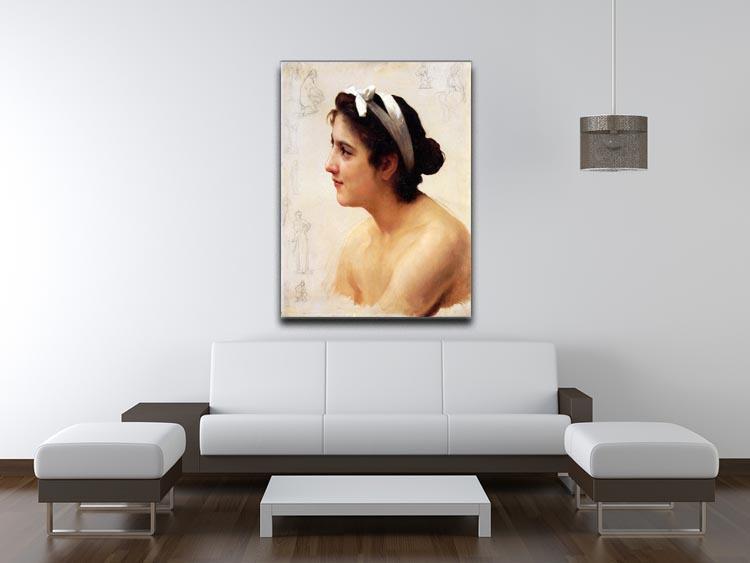 Study Of A Woman For Offering To Love By Bouguereau Canvas Print or Poster - Canvas Art Rocks - 4