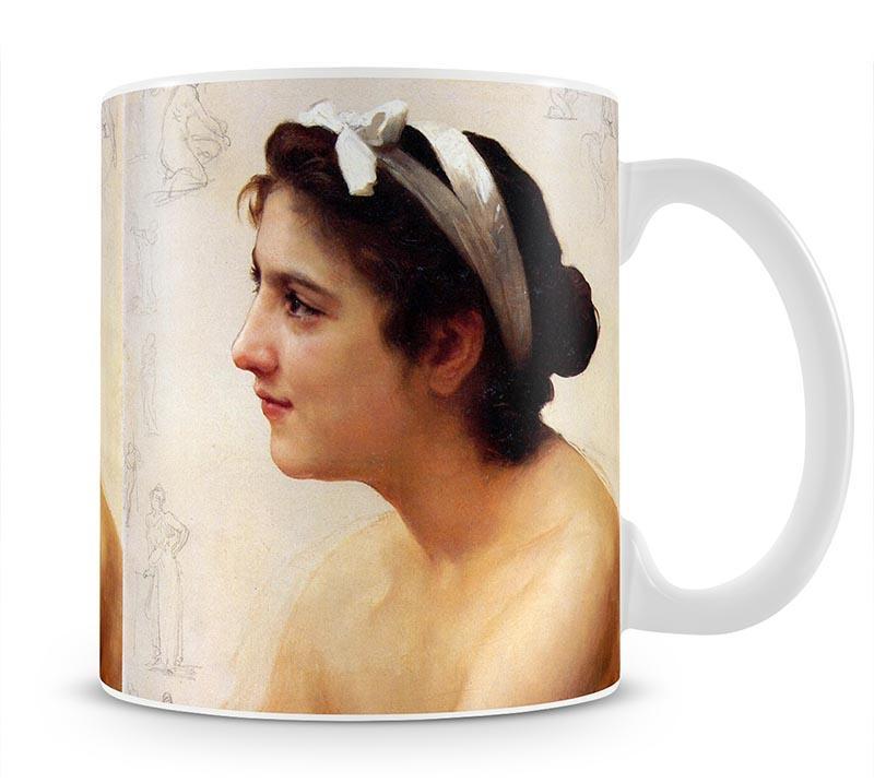 Study Of A Woman For Offering To Love By Bouguereau Mug - Canvas Art Rocks - 1