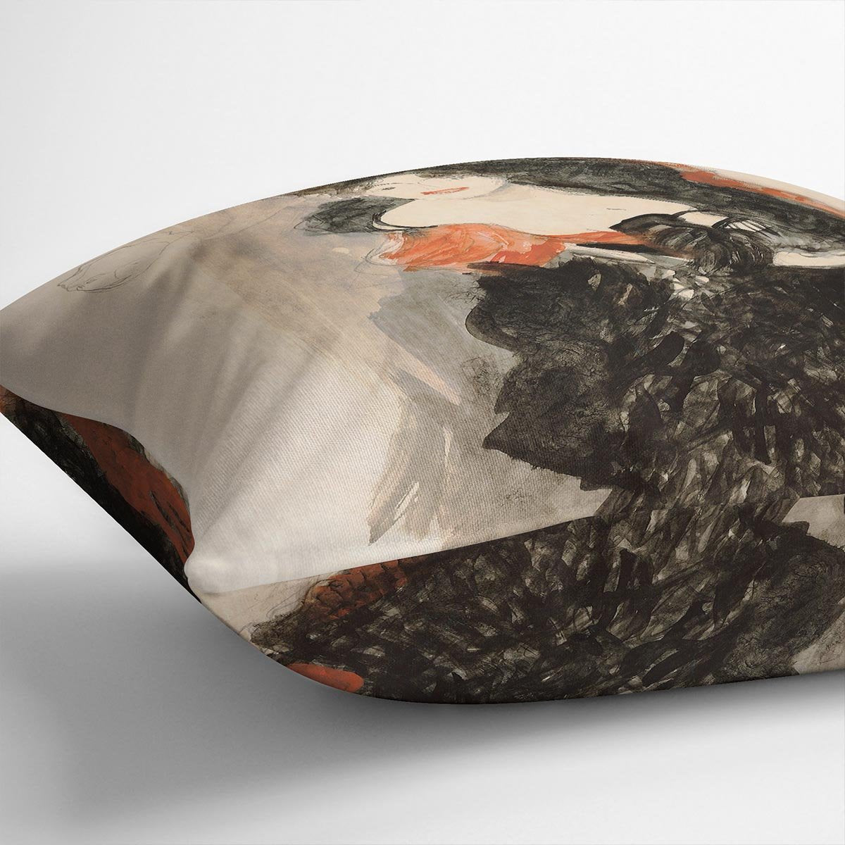 Study for Judith II by Klimt Throw Pillow