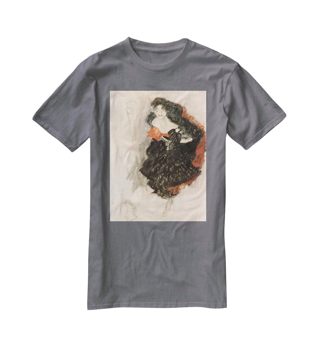 Study for Judith II by Klimt T-Shirt - Canvas Art Rocks - 3