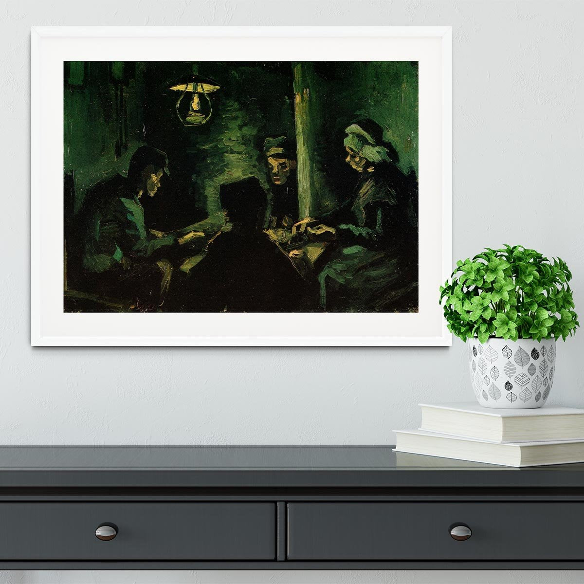 Study for The Potato Eaters by Van Gogh Framed Print - Canvas Art Rocks - 5