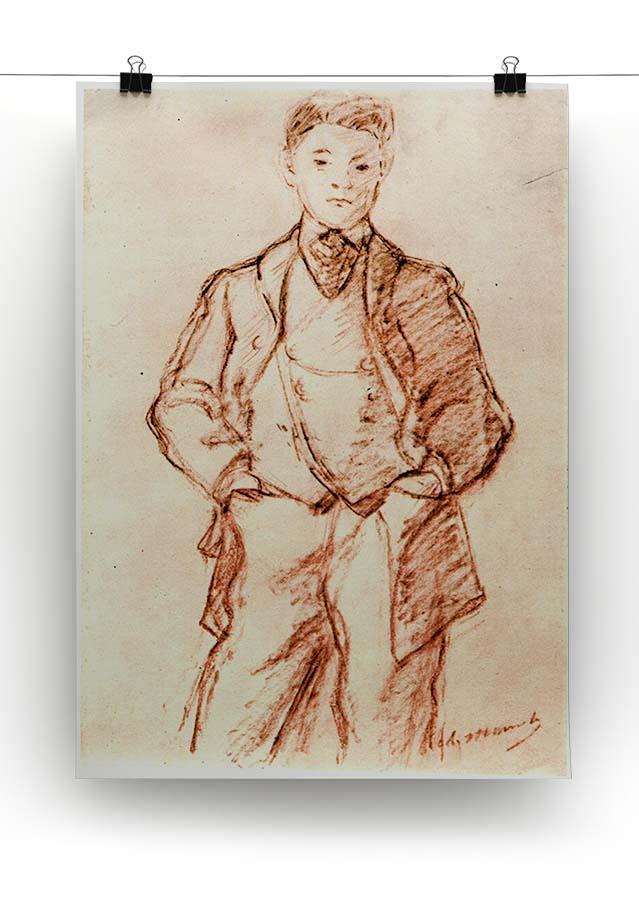 Study of a boy by Manet Canvas Print or Poster - Canvas Art Rocks - 2