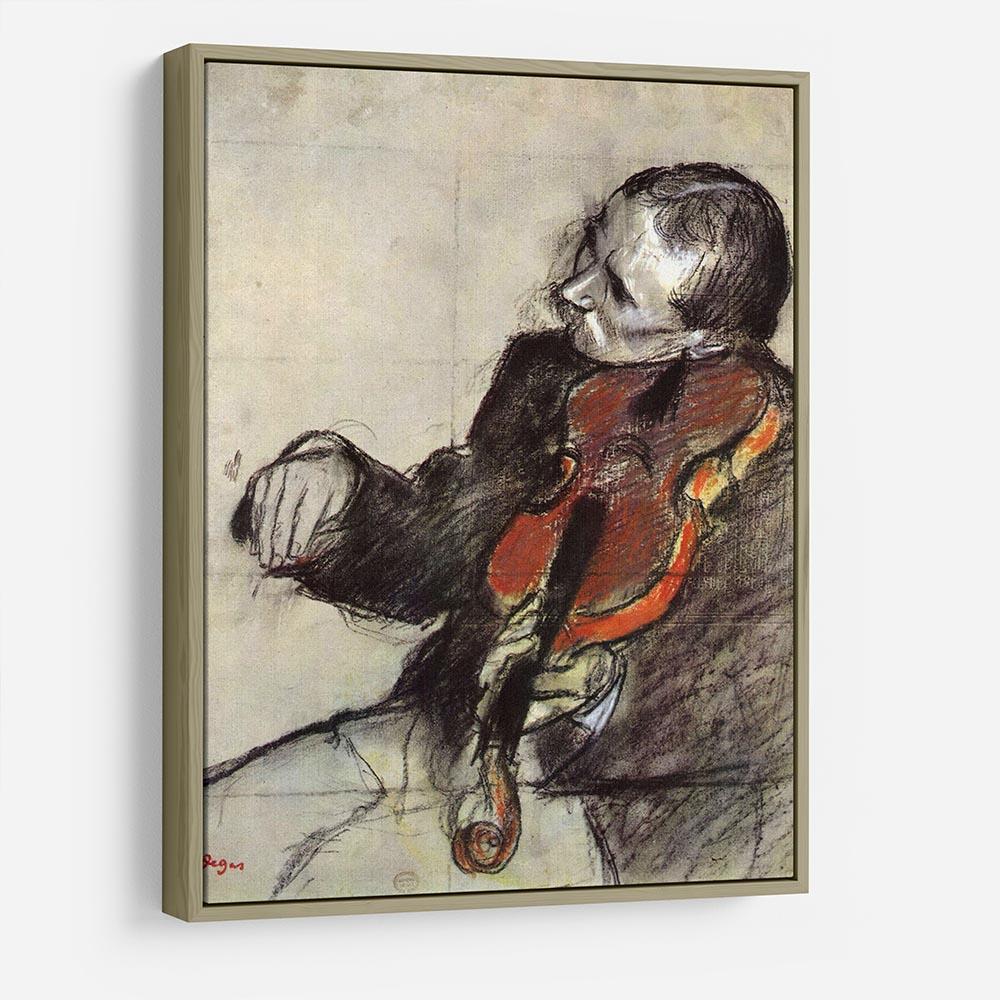 Study of violinist by Degas HD Metal Print - Canvas Art Rocks - 8