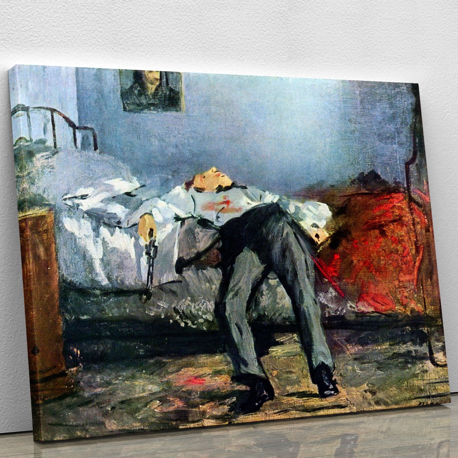 Suicide by Manet Canvas Print or Poster
