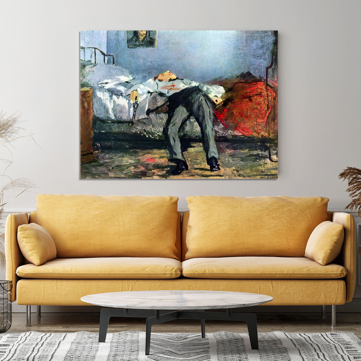 Suicide by Manet Canvas Print or Poster - Canvas Art Rocks - 4