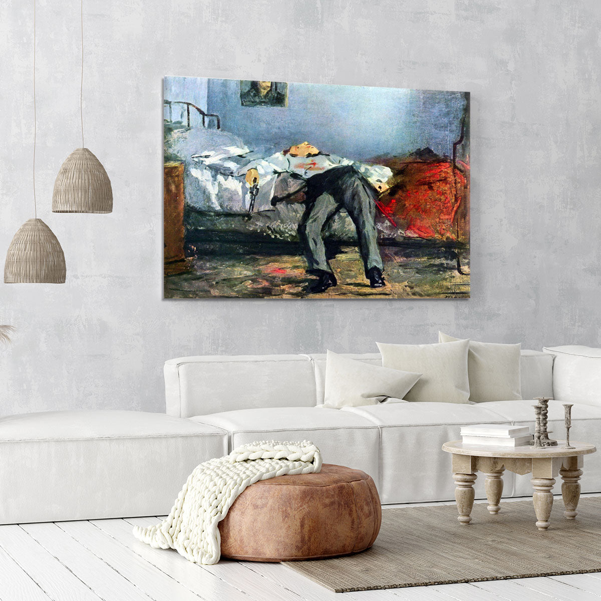 Suicide by Manet Canvas Print or Poster - Canvas Art Rocks - 6