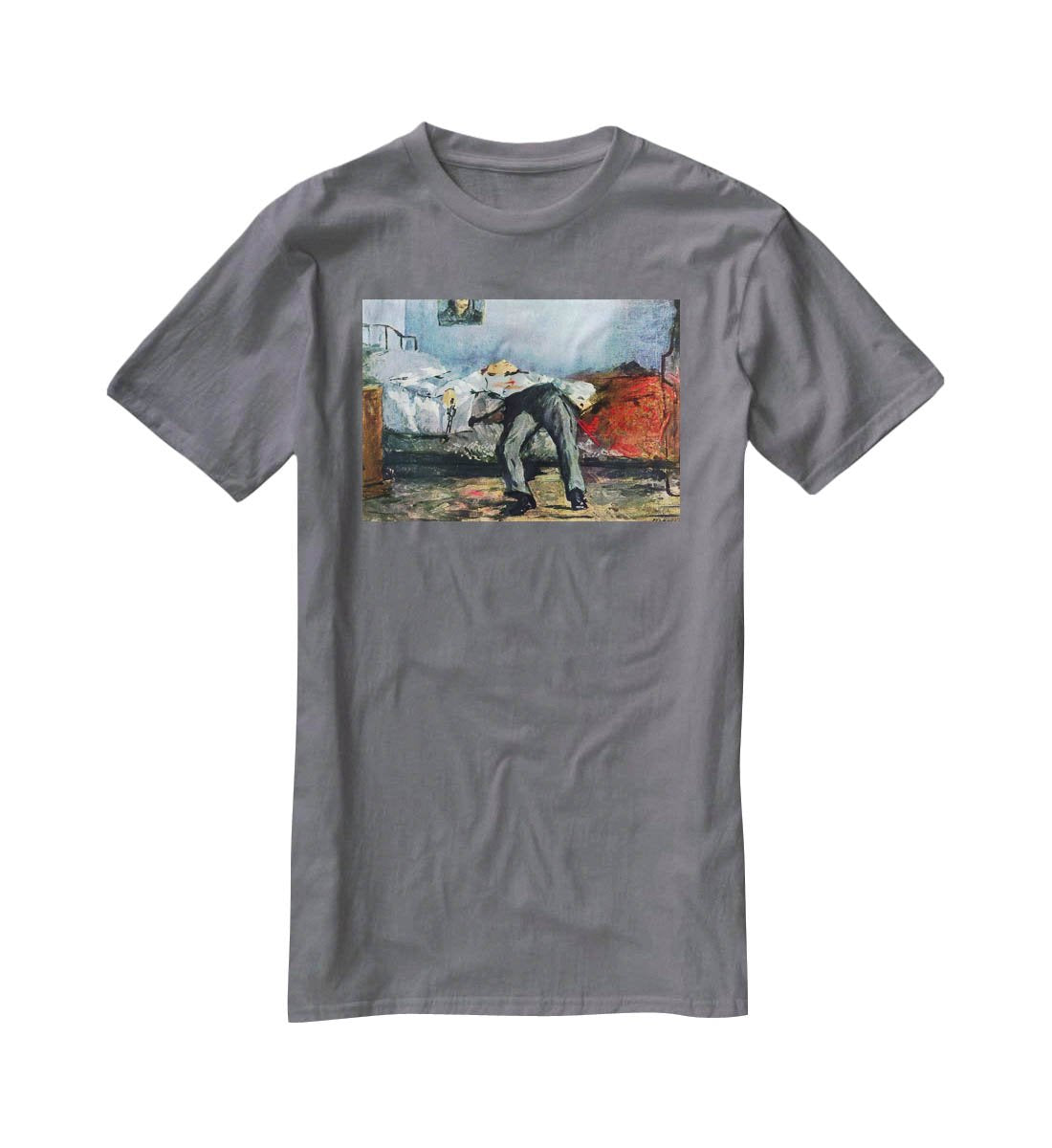 Suicide by Manet T-Shirt - Canvas Art Rocks - 3