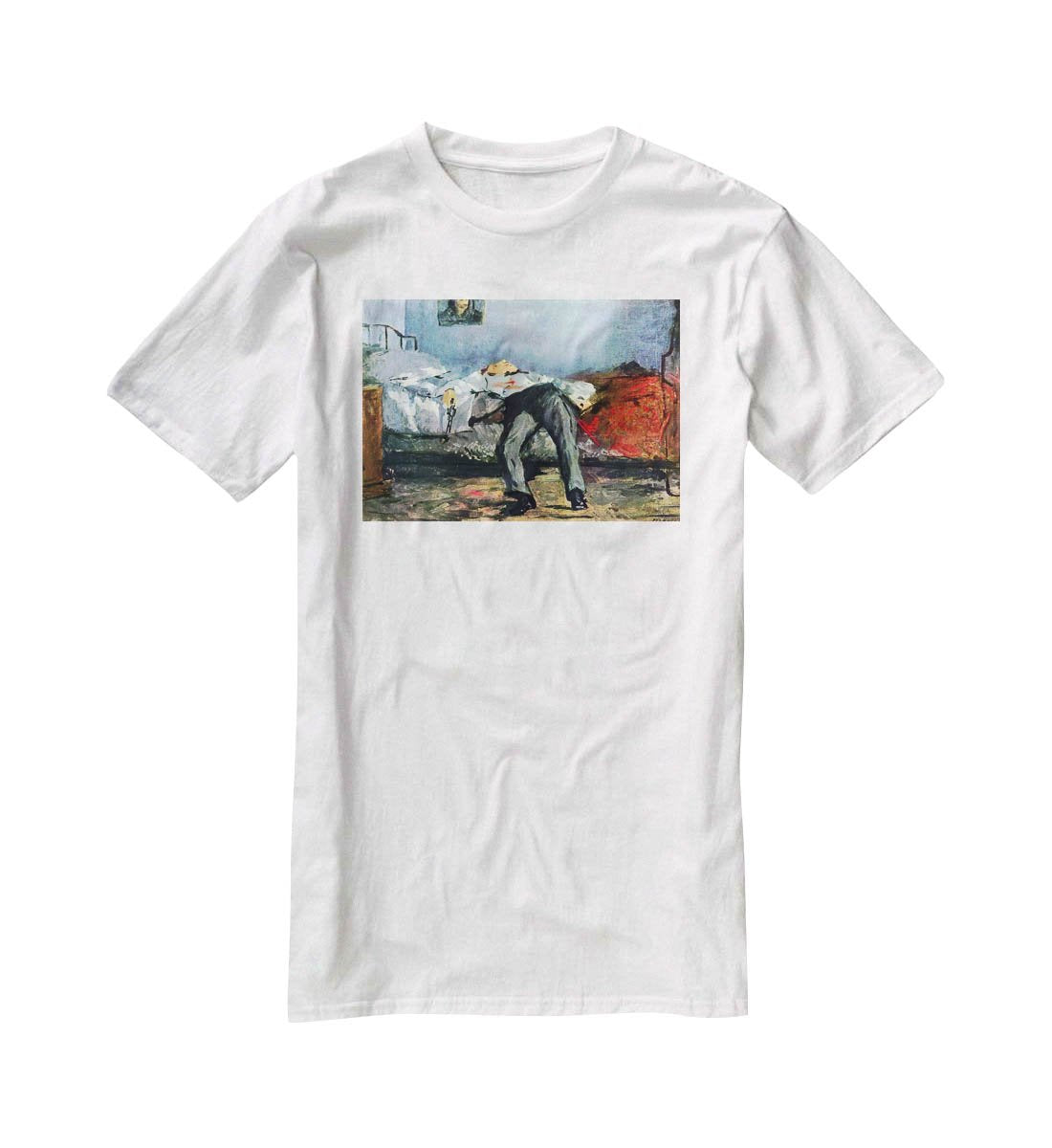 Suicide by Manet T-Shirt - Canvas Art Rocks - 5