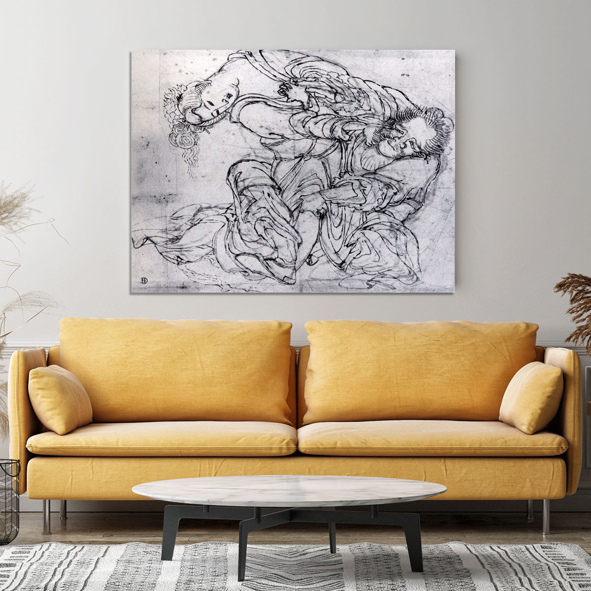 Suikoden scene by Hokusai Canvas Print or Poster - Canvas Art Rocks - 4
