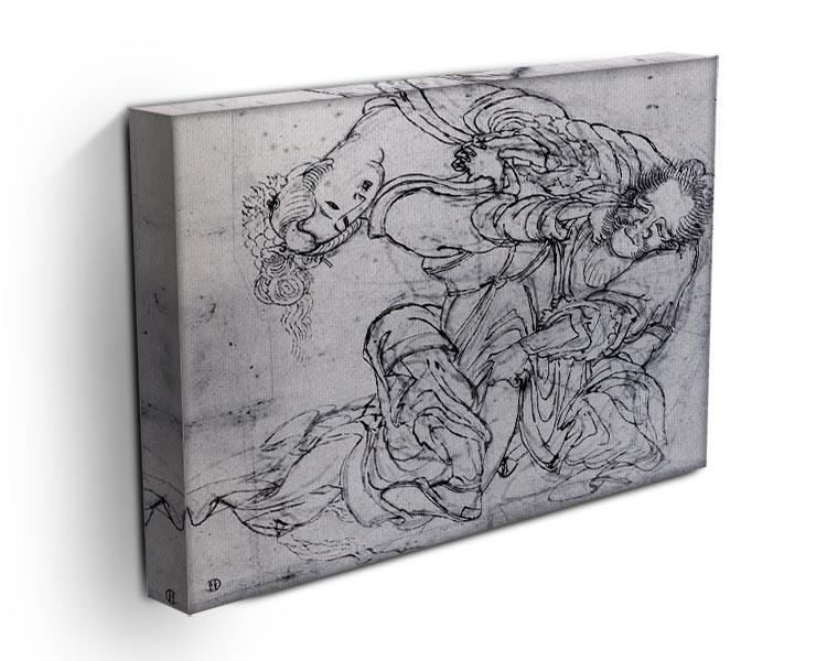 Suikoden scene by Hokusai Canvas Print or Poster - Canvas Art Rocks - 3