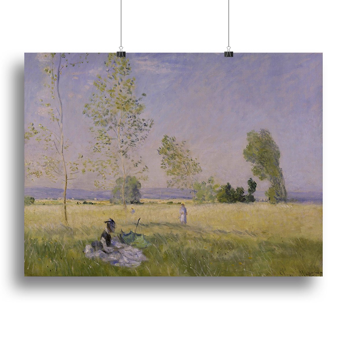 Summer by Monet Canvas Print or Poster