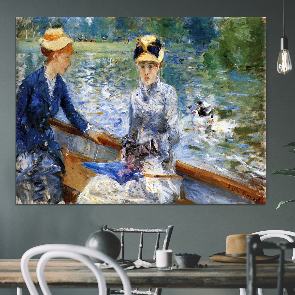 Summer day by Renoir Canvas Print or Poster