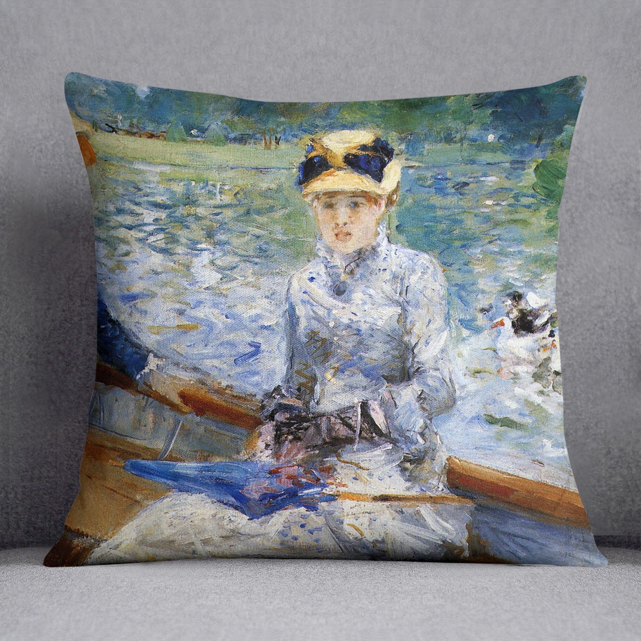 Summer day by Renoir Throw Pillow