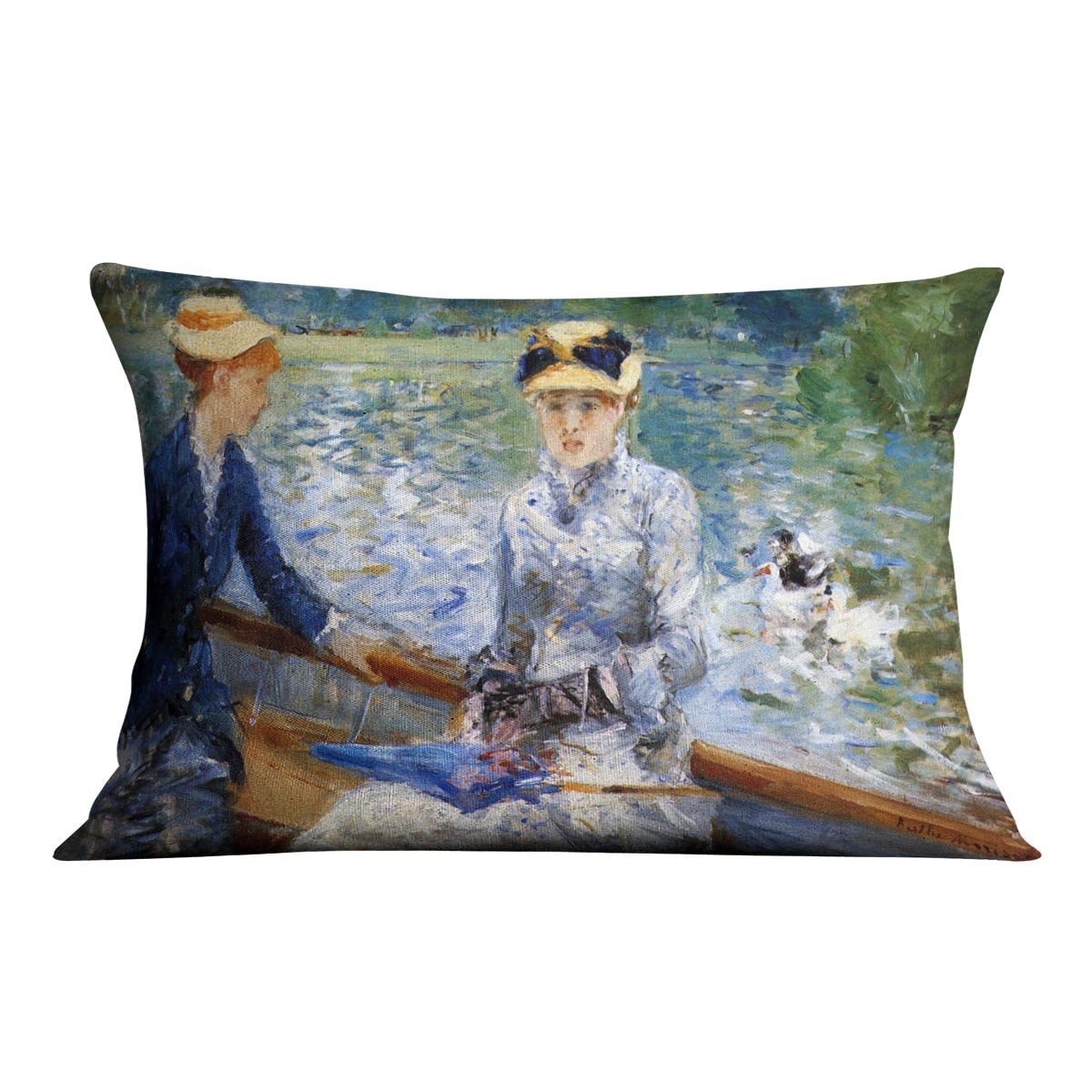 Summer day by Renoir Throw Pillow