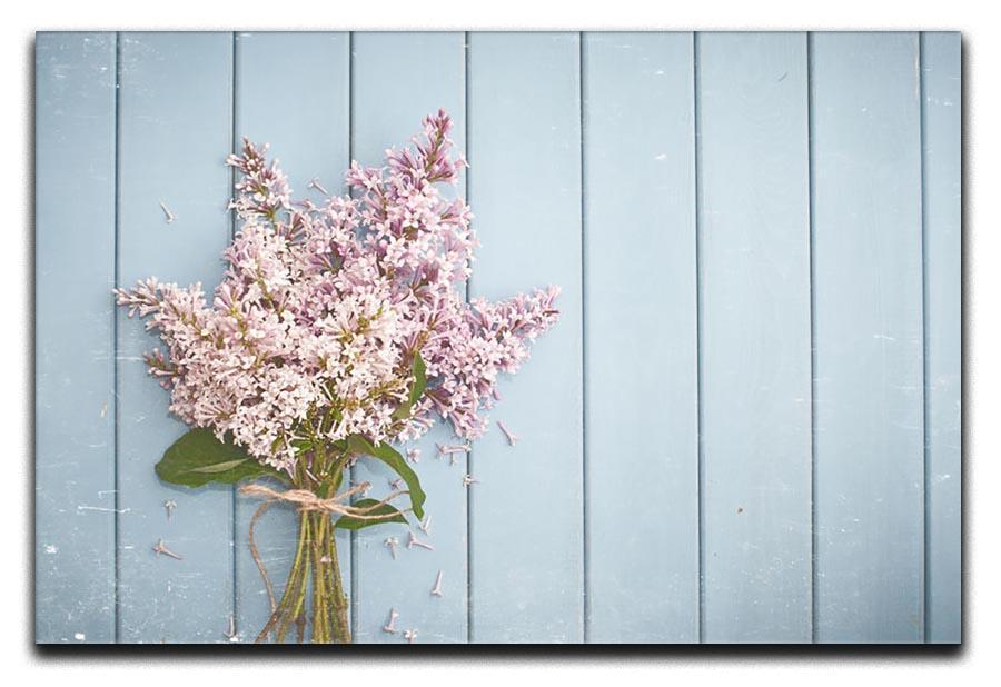 Summer gentle bouquet of lilac flowers Canvas Print or Poster  - Canvas Art Rocks - 1