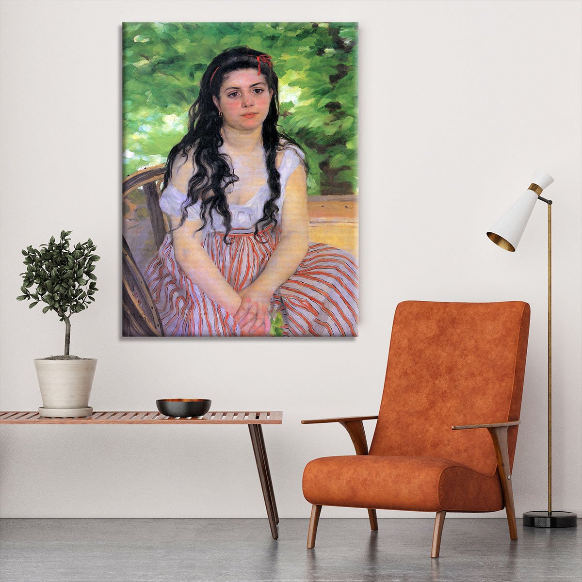 Summertime study by Renoir Canvas Print or Poster