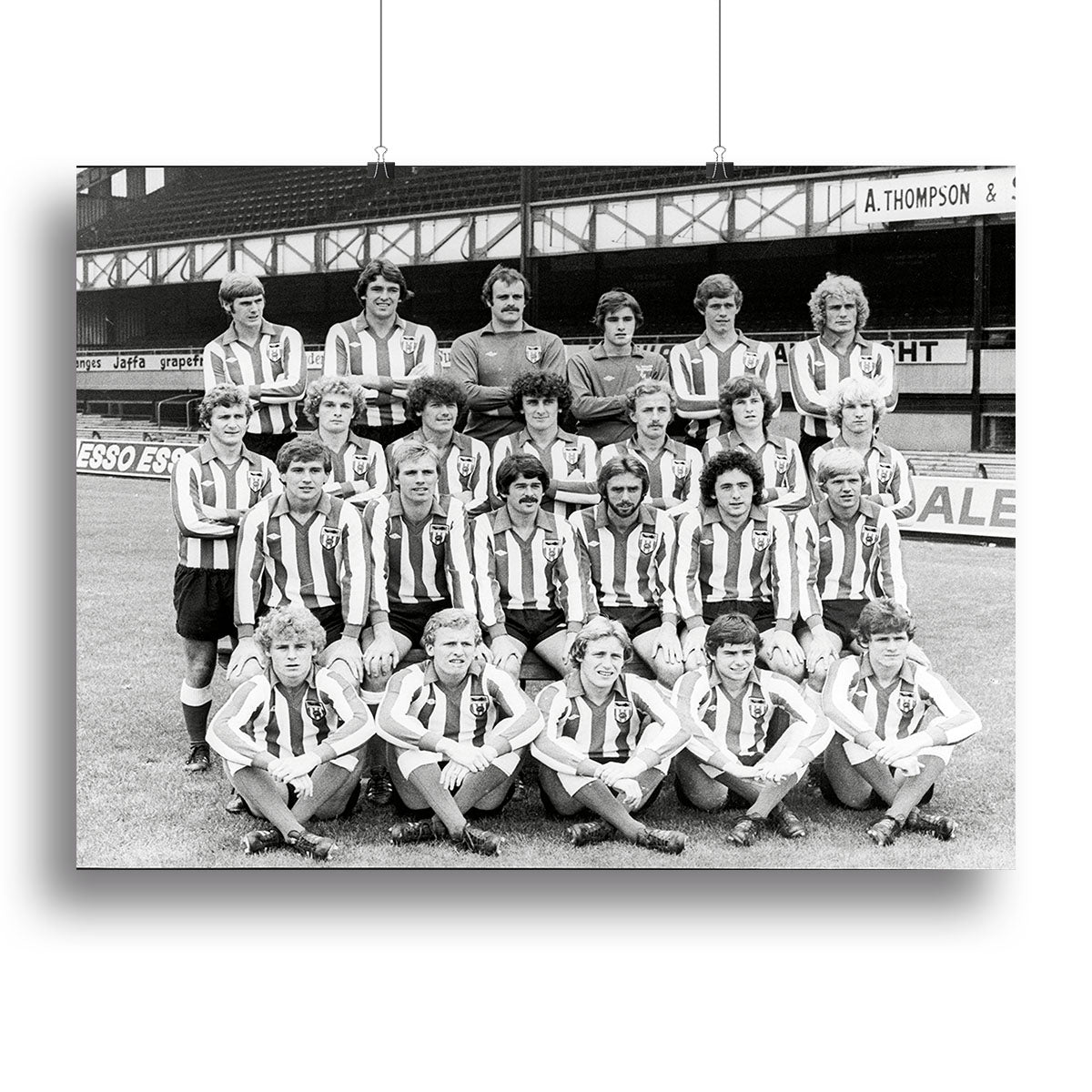 Sunderland Football Club Team Photo 1978 Canvas Print or Poster - Canvas Art Rocks - 2