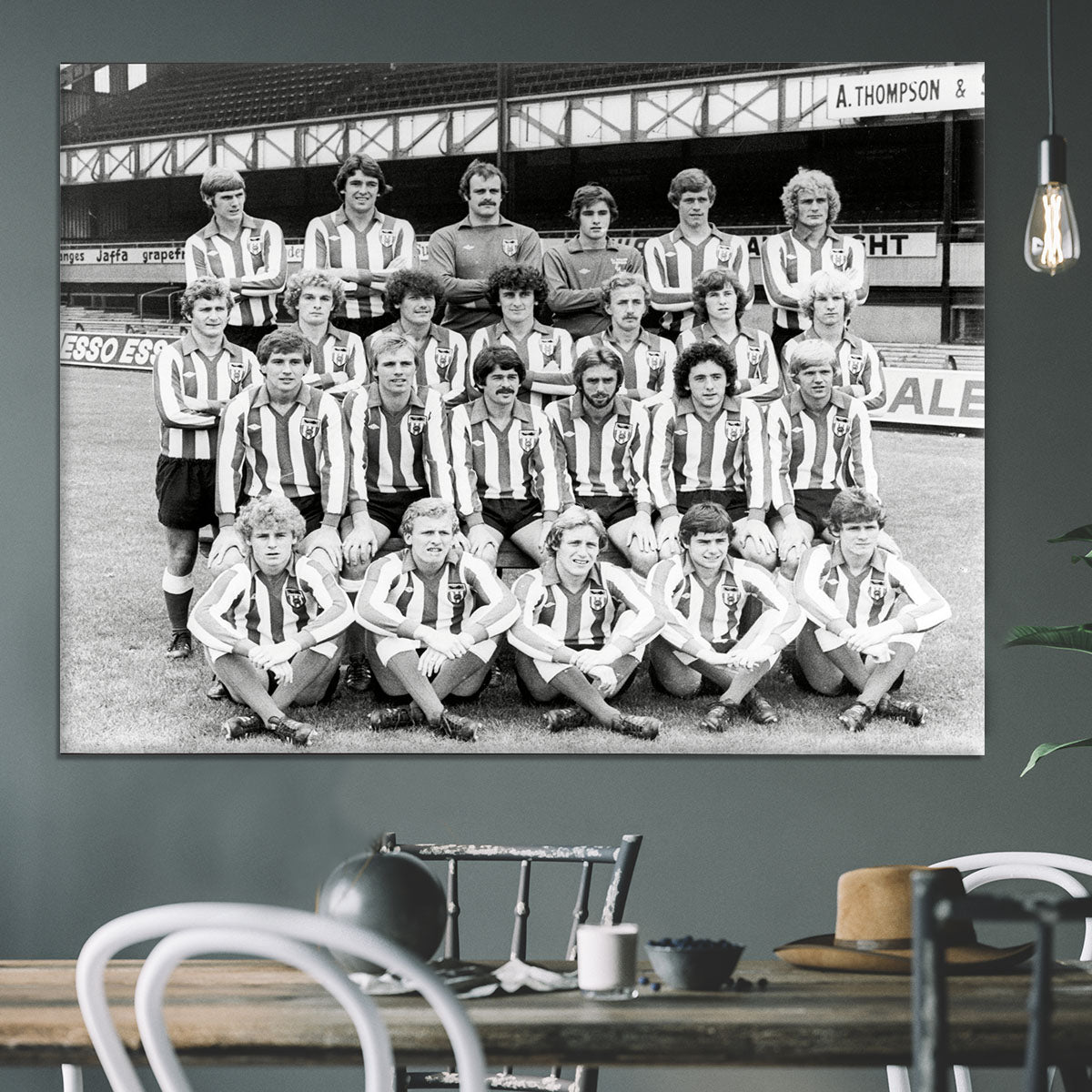 Sunderland Football Club Team Photo 1978 Canvas Print or Poster - Canvas Art Rocks - 3