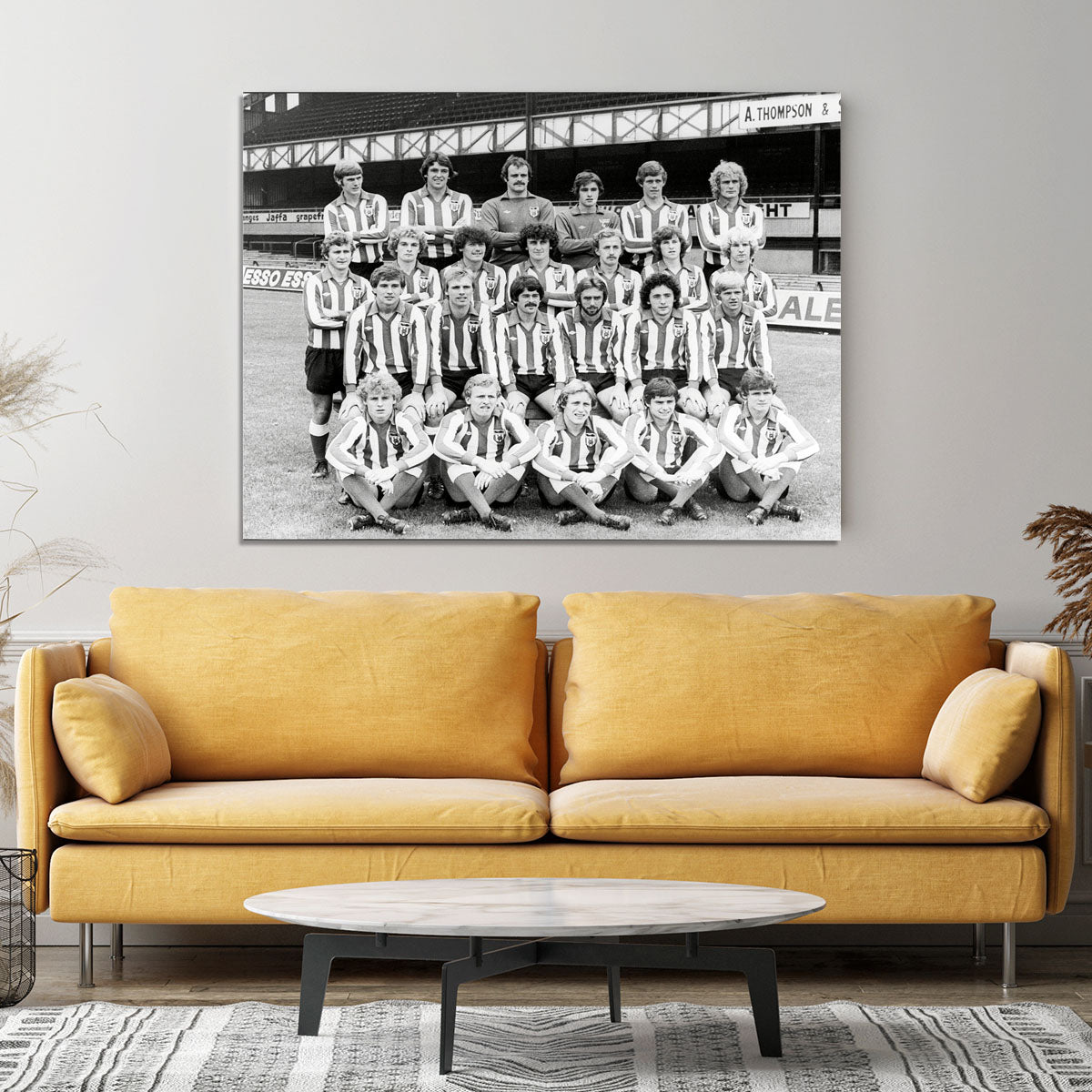 Sunderland Football Club Team Photo 1978 Canvas Print or Poster - Canvas Art Rocks - 4