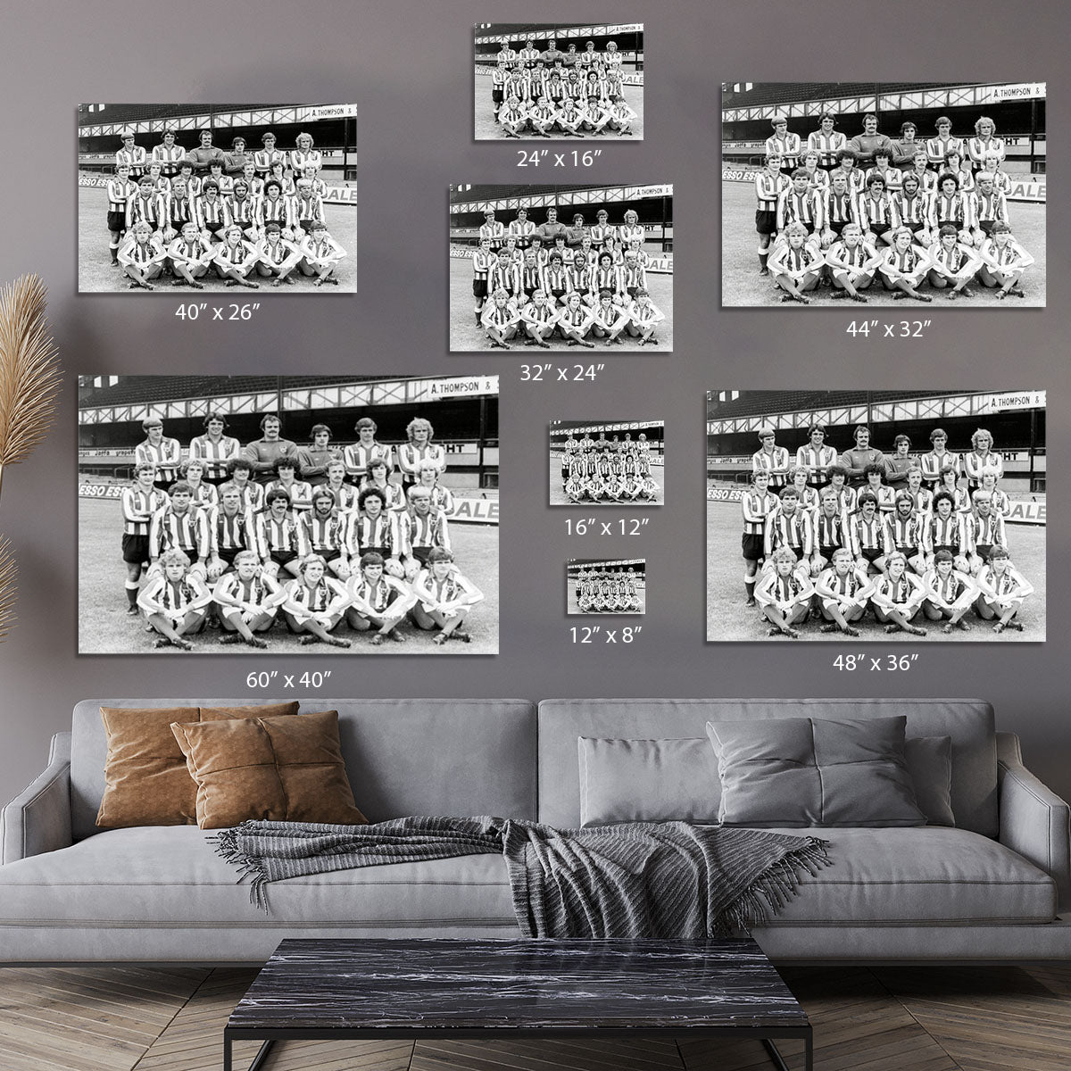 Sunderland Football Club Team Photo 1978 Canvas Print or Poster - Canvas Art Rocks - 7