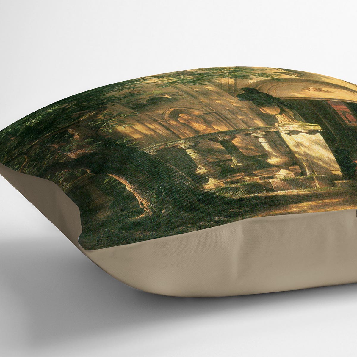 Sunlight and Shadow 2 by Bierstadt Cushion - Canvas Art Rocks - 2