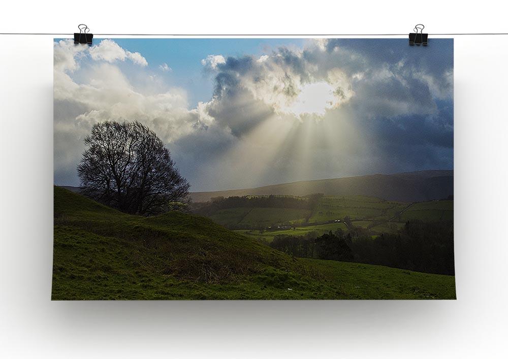 Sunlight on the Lake District Canvas Print or Poster - Canvas Art Rocks - 2