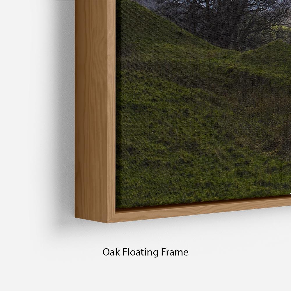 Sunlight on the Lake District Floating Frame Canvas - Canvas Art Rocks - 10