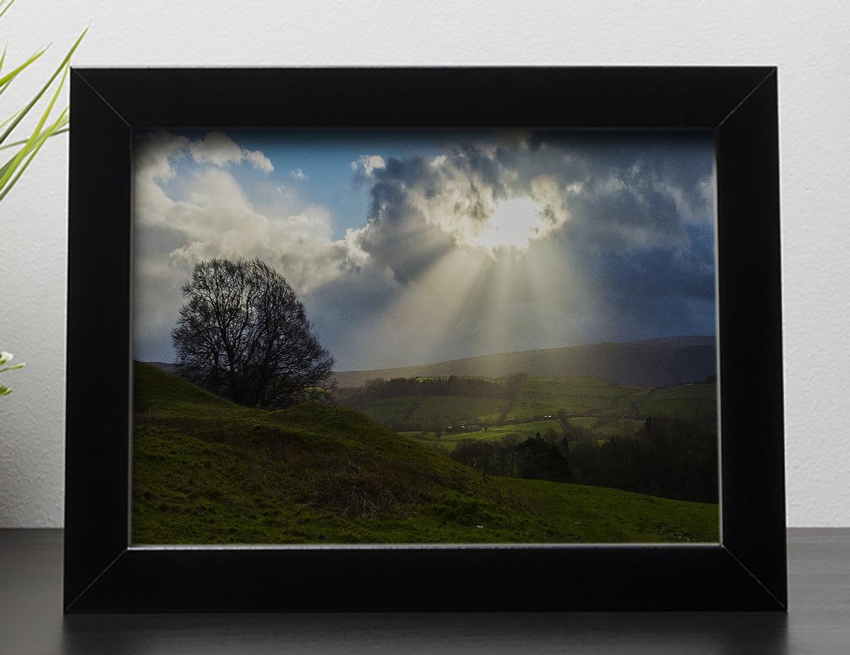Sunlight on the Lake District Framed Print - Canvas Art Rocks - 2