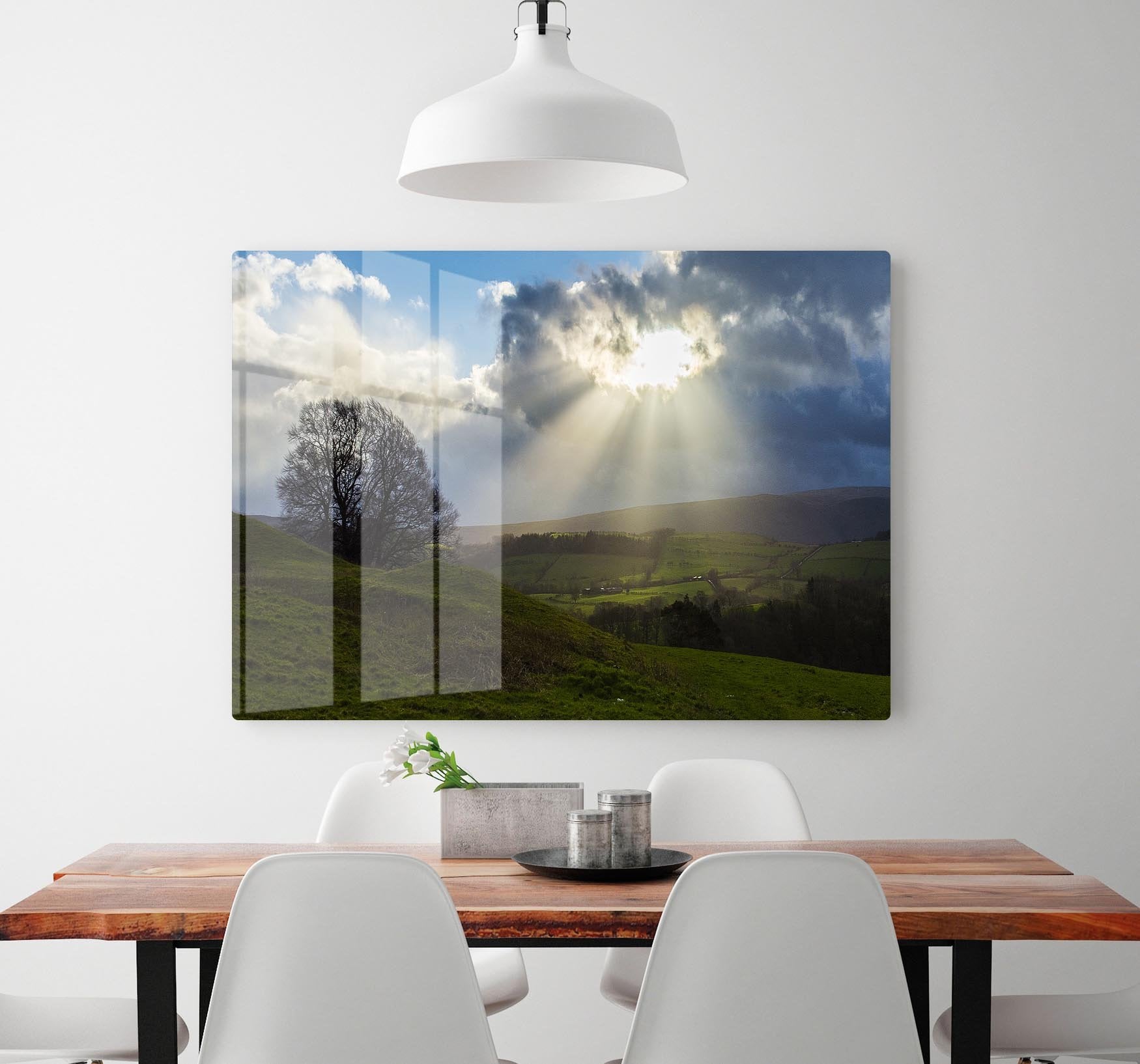 Sunlight on the Lake District HD Metal Print - Canvas Art Rocks - 2