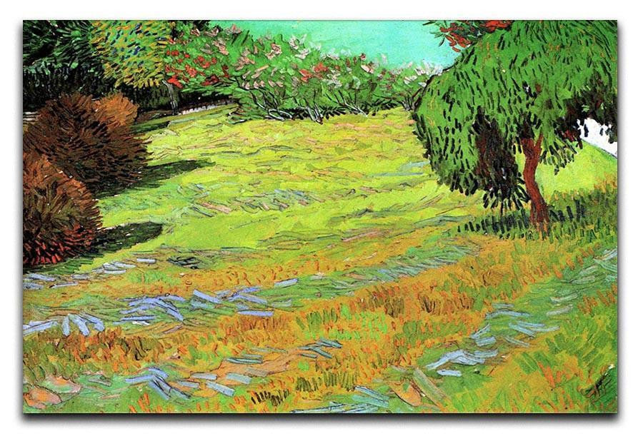 Sunny Lawn in a Public Park by Van Gogh Canvas Print & Poster  - Canvas Art Rocks - 1
