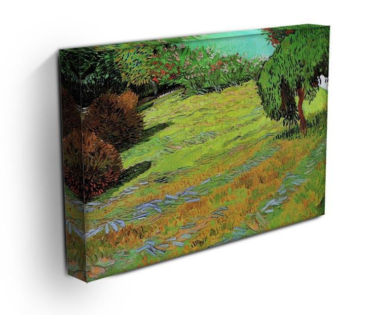 Sunny Lawn in a Public Park by Van Gogh Canvas Print & Poster - Canvas Art Rocks - 3