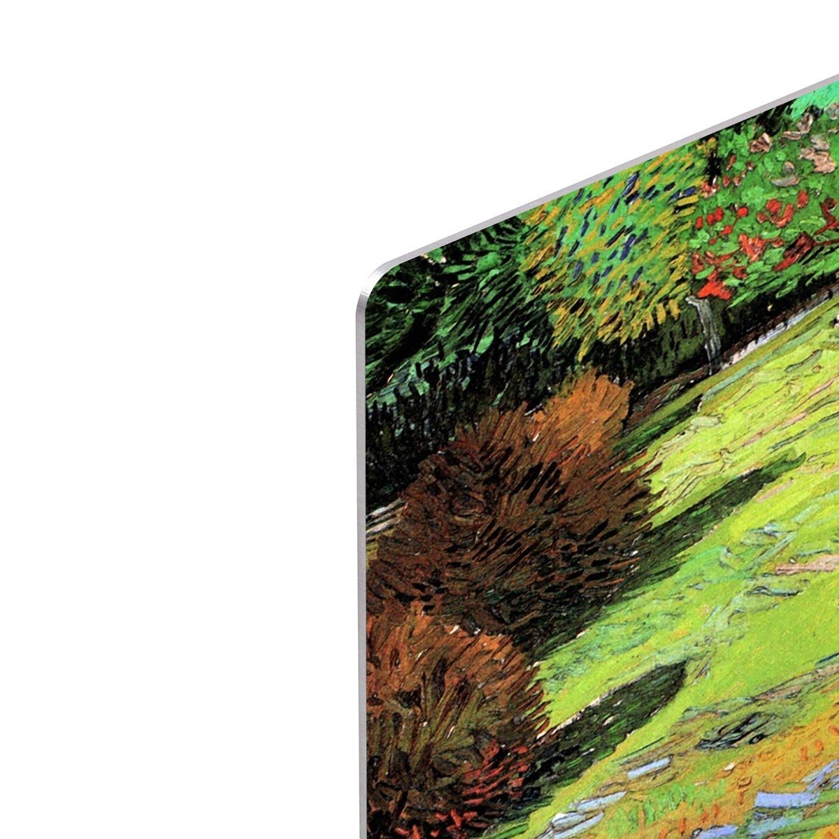 Sunny Lawn in a Public Park by Van Gogh HD Metal Print