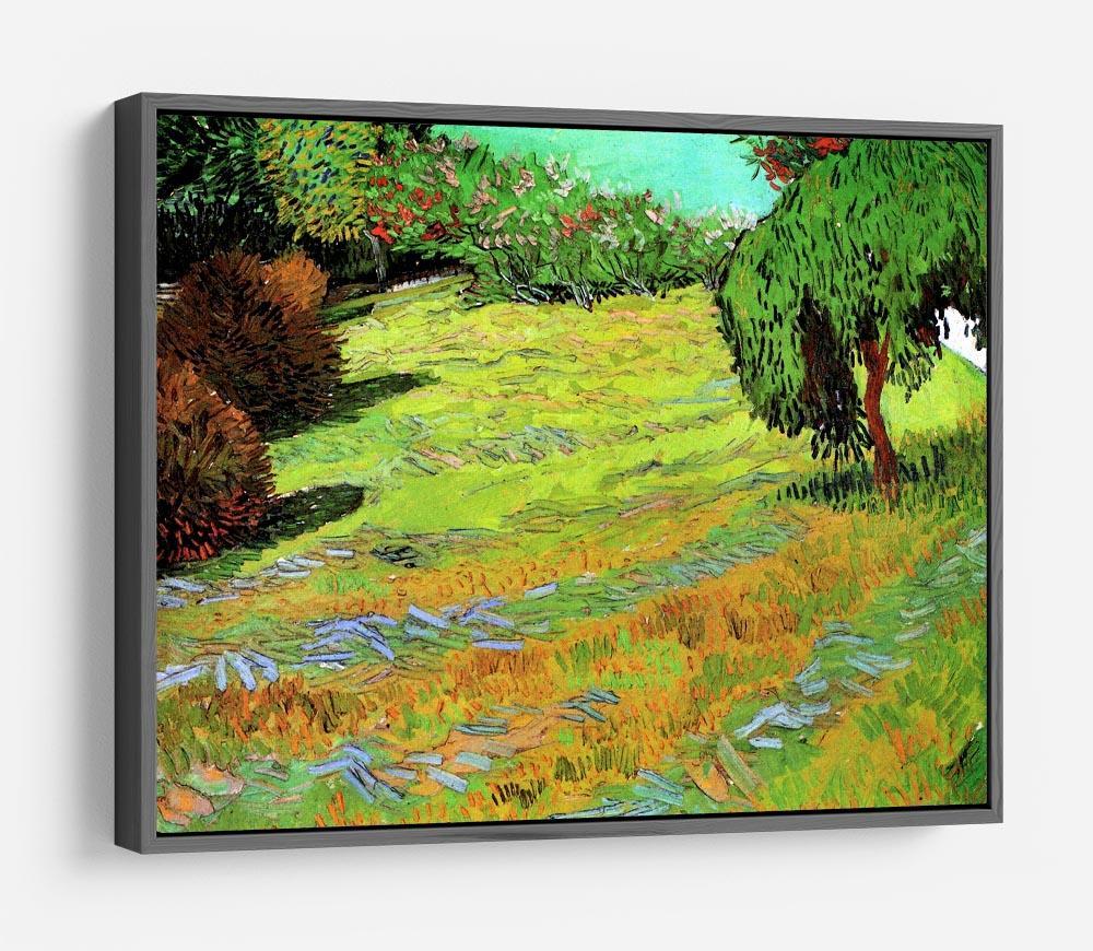 Sunny Lawn in a Public Park by Van Gogh HD Metal Print