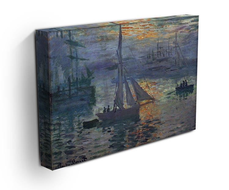 Sunrise at Sea by Monet Canvas Print & Poster - Canvas Art Rocks - 3