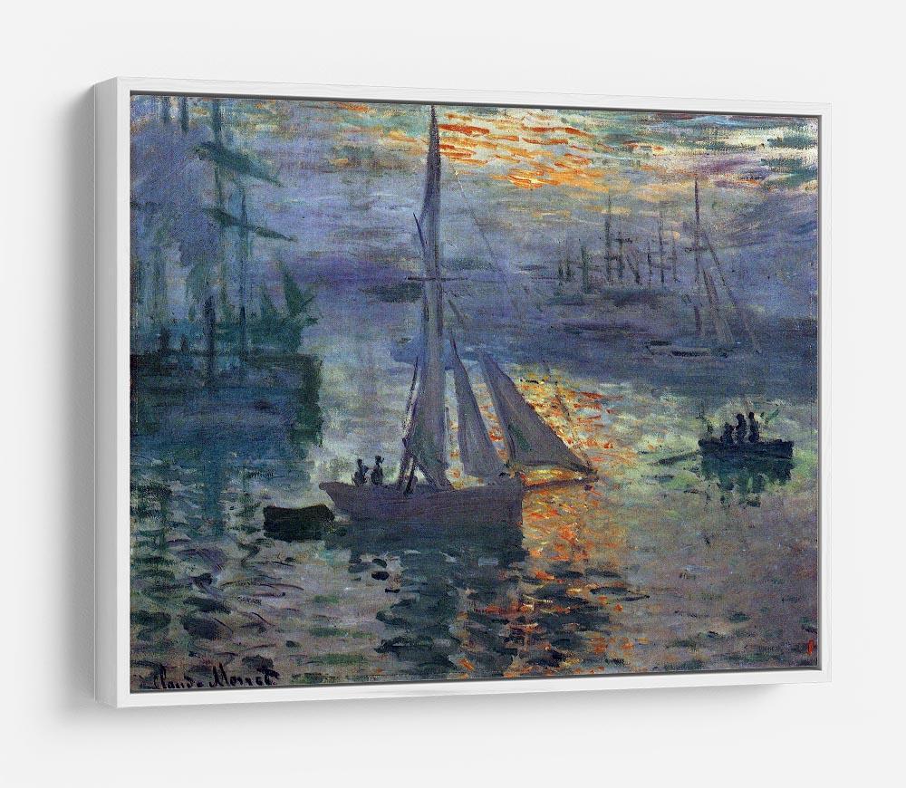 Sunrise at Sea by Monet HD Metal Print