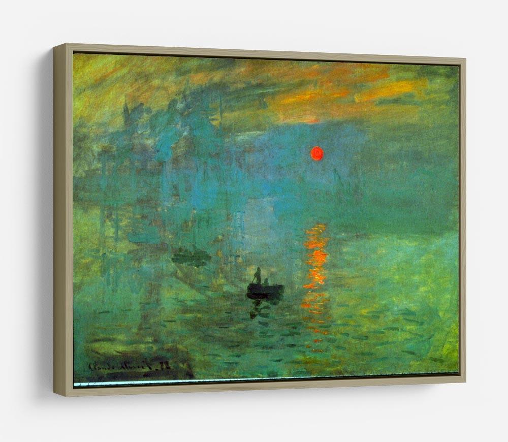 Sunrise by Monet HD Metal Print