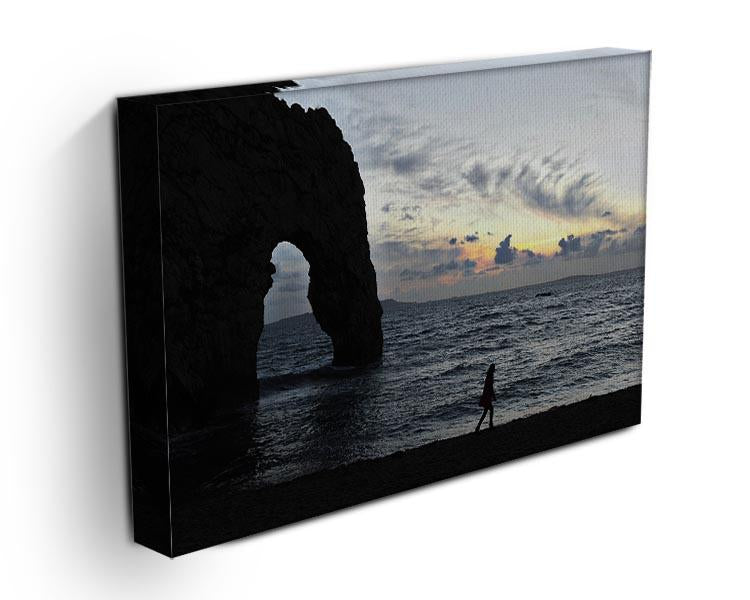 Sunset at Durdle Door Canvas Print or Poster - Canvas Art Rocks - 3