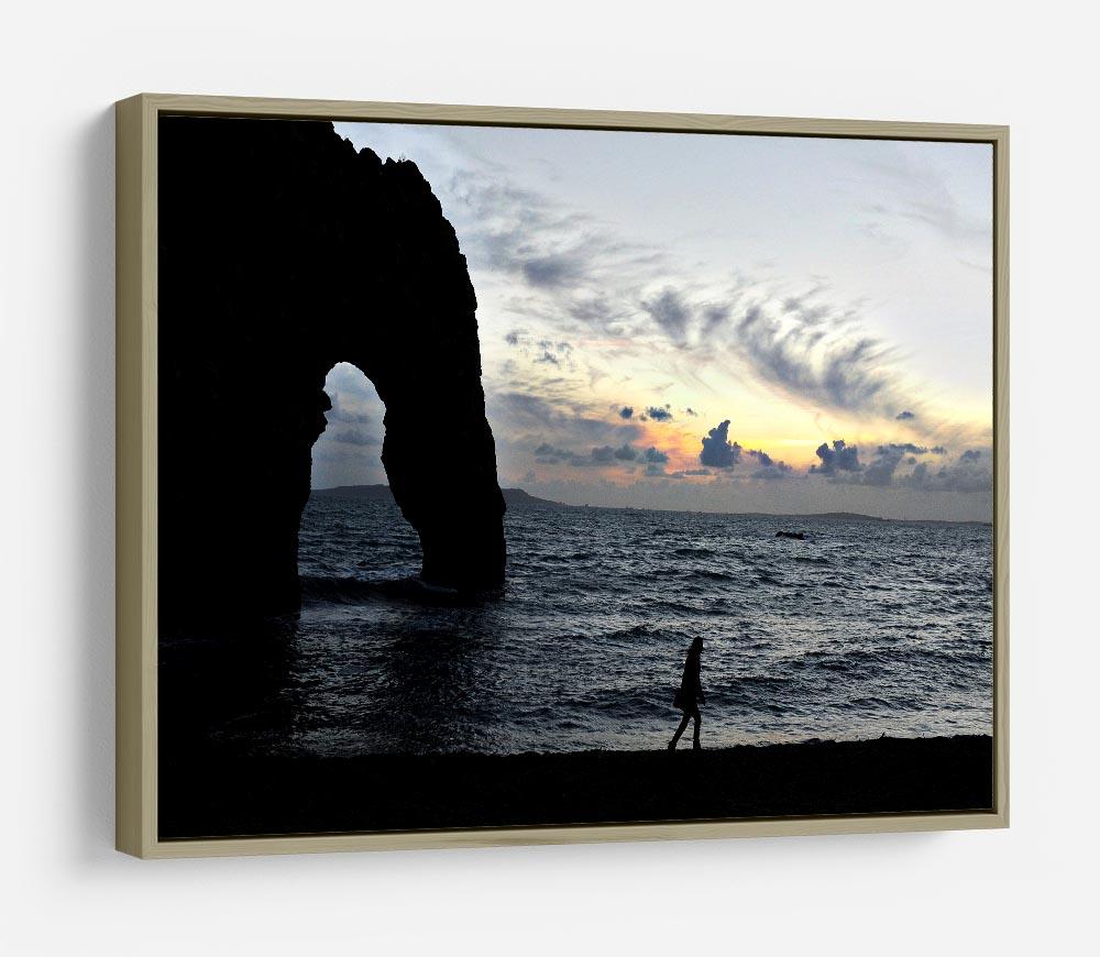 Sunset at Durdle Door HD Metal Print - Canvas Art Rocks - 8