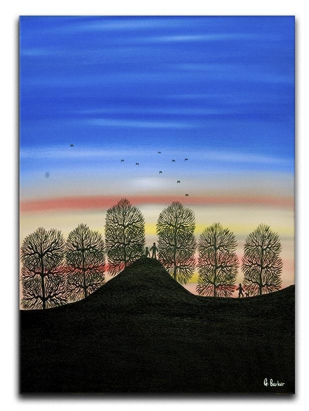 Sunset by Gordon Barker Canvas Print or Poster - Canvas Art Rocks - 1